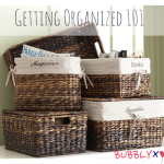 Getting Organized 101 With Pottery barn